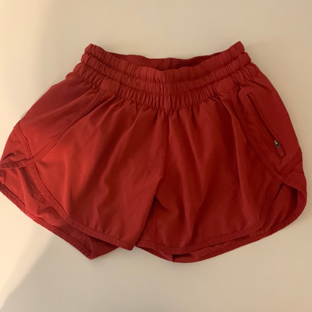 Lululemon red shorts